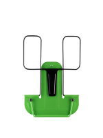 Подставка для книг, полностью металл, зеленая