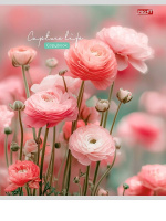 Тетрадь А5 48л кл. Проф-Пресс "Нежные цветочки - 11" обл.мел.бум.