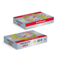 Текстовыделитель EK Visioline Mini  V-11  0,6 - 4,0мм, жёлтый