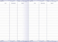 Тетрадь д/записи иностр. слов А5  48л, скоба "Буква на стене"