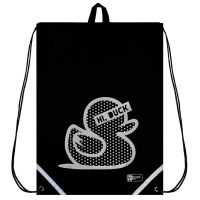 Мешок для обуви 1 отд, 360*480 светоотр. "Серебряный утенок" петля