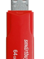 Флеш-драйв  64 GB USB 2.0 Smartbuy CLUE Red