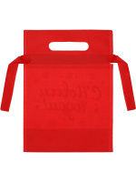 Мешок для подарков 24*18*9см "Снежный вихрь" полиэстер