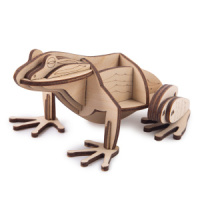 Изготовление модели из дерева "Лягушка" 13*7см