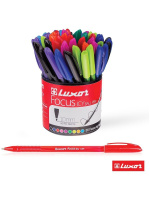 Ручка шар. LUXOR "Focus Icy " 0.7мм, красная