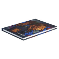 Записная книжка 120*170мм  80л., 7БЦ "Крутой лев" мат.лам., выб.УФ-лак