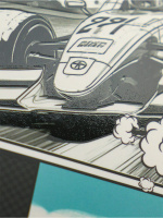 Скетчбук А5  16л., гармошка, 150гр/м2 "Гонки" для МАРКЕРОВ