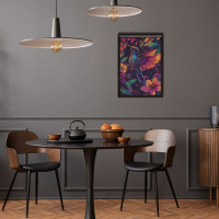 Пазлы 1000 элементов  470*670мм. "Колибри в волшебном саду"