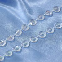 Бусы декоративные  2,7м, прозрачный