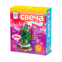 Набор для создания свечей "Дракон" + подсвечник 5+
