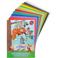 Бумага цв. А4 16цв. 16л. одност. тонированная, пл. 70гр/м2  "Мышки договариваются"