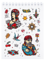 Альбом наклеек А6 8 стр., "Мои тату" Альбом наклеек А6 8 стр., "Мои тату"