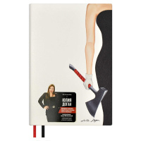 Ежедневник недат. А5 160л., кож.зам., мягк.пер. "Наппа Юлия Доган. Crisis exiting" тиснен., ляссе