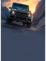 Блокнот А7 7БЦ  64л "Темный внедорожник" клетка, глянц.лам.