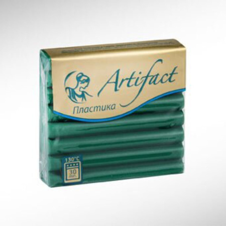 Пластика "Артефакт"  56гр, Классический изумрудный