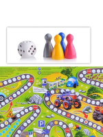 Игра с фишками 600*400 мм "Крутые виражи" в пакете 5+