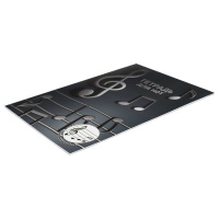 Тетрадь для нот А4 12л., расшир.нотный стан, скоба "Объемные ноты"*