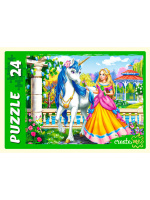 Пазл 24 элемента 18*13см "Волшебный мир принцесс"