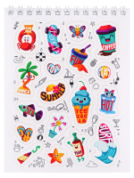 Альбом наклеек А6 8 стр., "Моё лето"