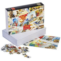 Пазлы  500 элементов  480*330мм. "LEGEND Ностальгия. Открытки" + постер, в подар.уп-ке