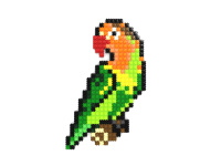 Конструктор 2D пластм. 418 дет. А5 "Попугай"