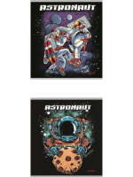 Тетрадь А5  96л кл. гребень Проф-Пресс "Работа в космосе - 2" белизна 100%