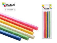 Клей для клеевого пистолета, с блёстками  7 мм, 18см, 6 шт.