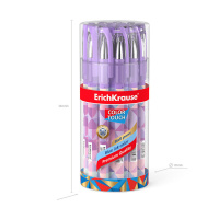 Ручка шар. ЕК   Magic Rhombs 0,7мм цв.мат.корп.Soft Touch, синяя