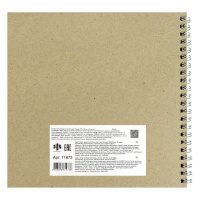 Скетчпад 195*195мм  40л., гребень, 100гр/м2 "Храм"