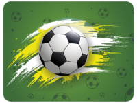 Настольное покрытие д/лепки 43*32см "Футбольный мяч"