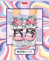 Тетрадь А5 48л кл. Hatber "Живи ярко!" глянц.лам., тисн.5 диз.в спайке, белизна 98%