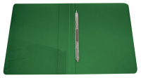 Папка с пружин. скоросш. пластик. 0,7мм зеленый
