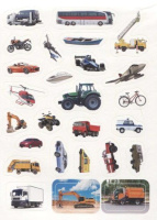 Альбом наклеек А5 8 стр., "100 наклеек. Транспорт" Альбом наклеек А5 8 стр., "100 наклеек. Транспорт"