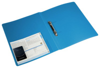 Папка 2 кольца шир. 40мм синяя