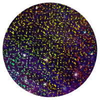 Папка уголок А4 "Мечтай" 220*310мм, пластик, голограф.печать, УФ-печать