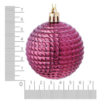 Набор елочных шаров 6см, 6 шт,  5 дизайнов