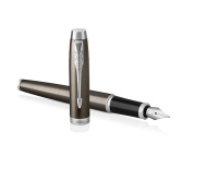 Parker IM Core Перьевая ручка  F321 Dark Espresso CT F сталь нержавеющая