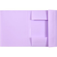 Папка на резинке А4 0,45мм deVENTE. Pastel сиреневая