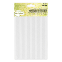 Уголки для фото самоклеящиеся, однотонные, белые 102шт.