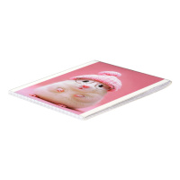 Блокнот А6  40л скоба "Мышка в шапочке" кл., глянц.лам.