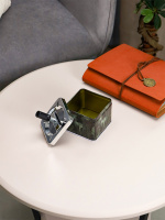 Пепельница бездымная 9*9*7см "Камуфляж" квадрат