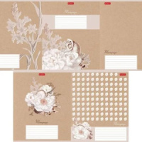 Тетрадь А5 18л лин. Hatber "Нежность" 5диз.в блоке, белизна 100%