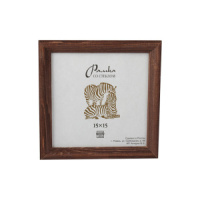Фоторамка дерево 15*15см. №1702 (Темно-коричневая)