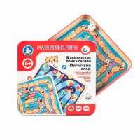 Игра настольная "Космические приключения. Пиратский клад" жест. коробка 5+