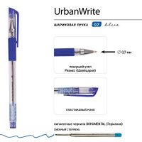 Ручка шар. BV "UrbanWrite", 0.7мм, синяя, масл.осн.