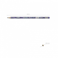 Карандаш Lavender НВ трехгранный с ластиком, тубус