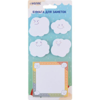 Набор с липким краем "deVENTE. Clouds" 45x45 мм и 80x80 мм, 5x20 л.