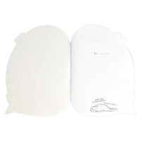 Блокнот 180*255мм  40л скоба "Тюлень и сладкая вата" точка, вырубка