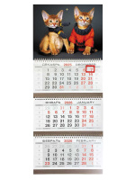 Календарь Трио  295*720мм на 2026г.  Пойдем гулять