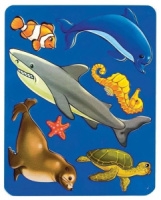 Трафарет "Морские обитатели"
